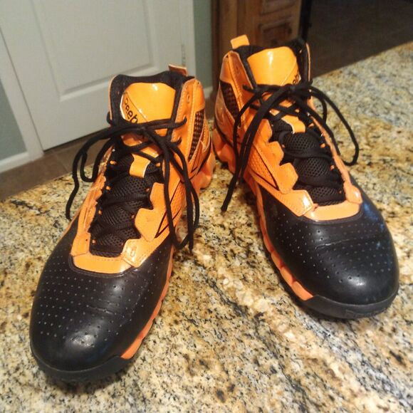 Reebok Zigtech Men's Running Shoes Black Orange Lace Up Sneaker Sz11.5 104280616 - Picture 2 of 12